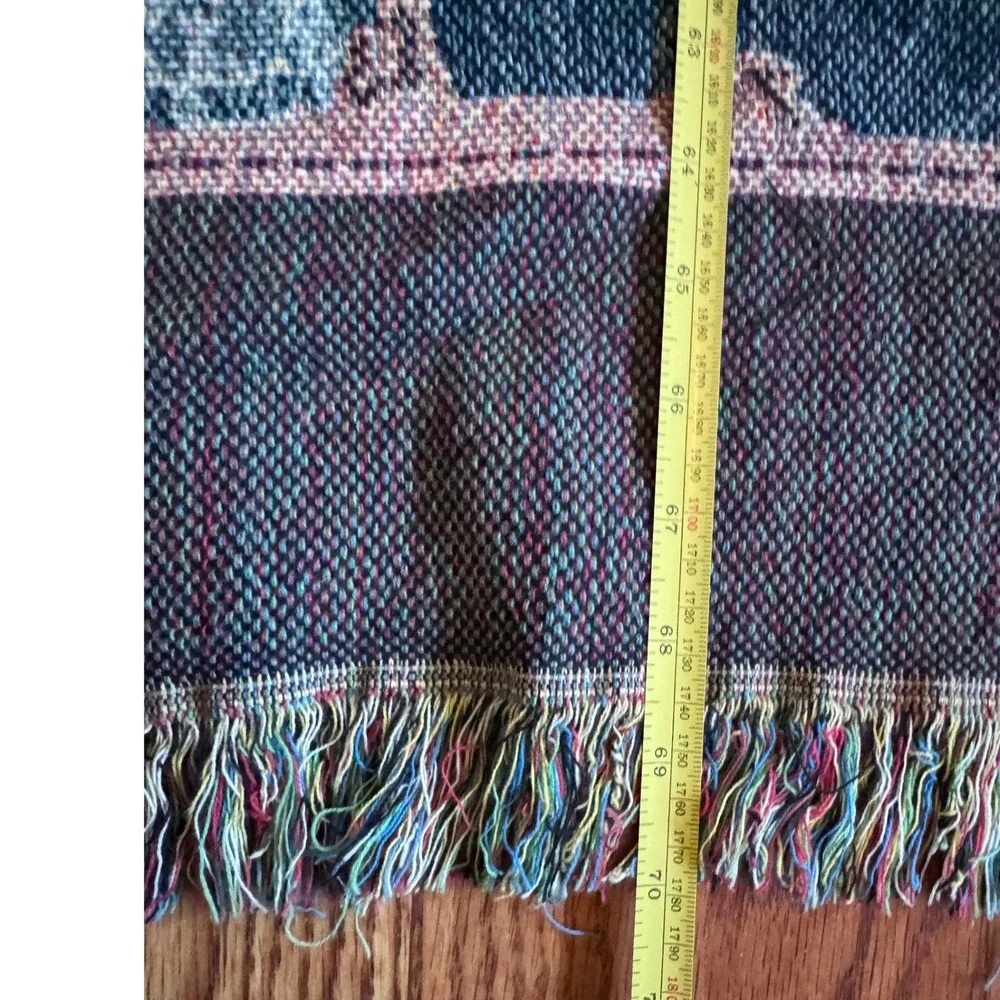 Vicky Howard Calendar Year Woven Tapestry Throw Blanket Wall‎ Hanging 12 Months